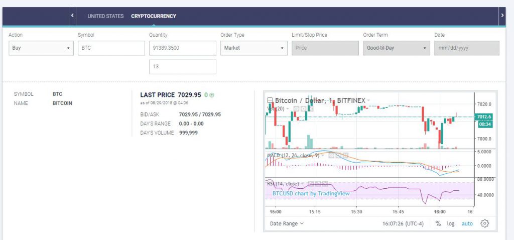 BTC trade